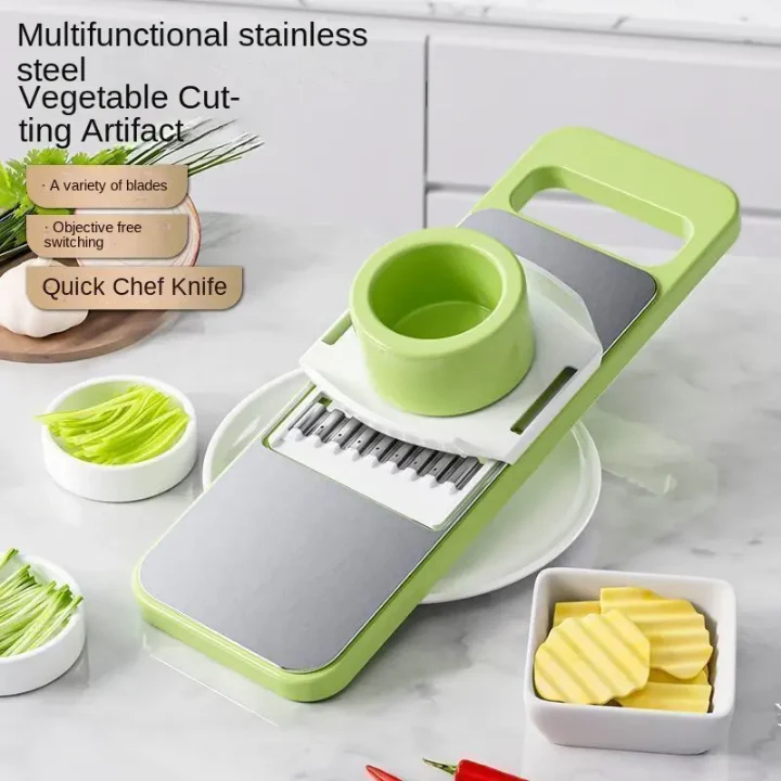 5in1 Vegetable Cutter | Multifunctional Stainless Steel Vegetable Cutter & Slicer | Kitchen Tool