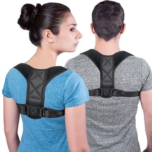 Adjustable Body Posture Corrector Belt – Back & Shoulder Support Brace for Men and Women | Spine Alignment & Pain Relief