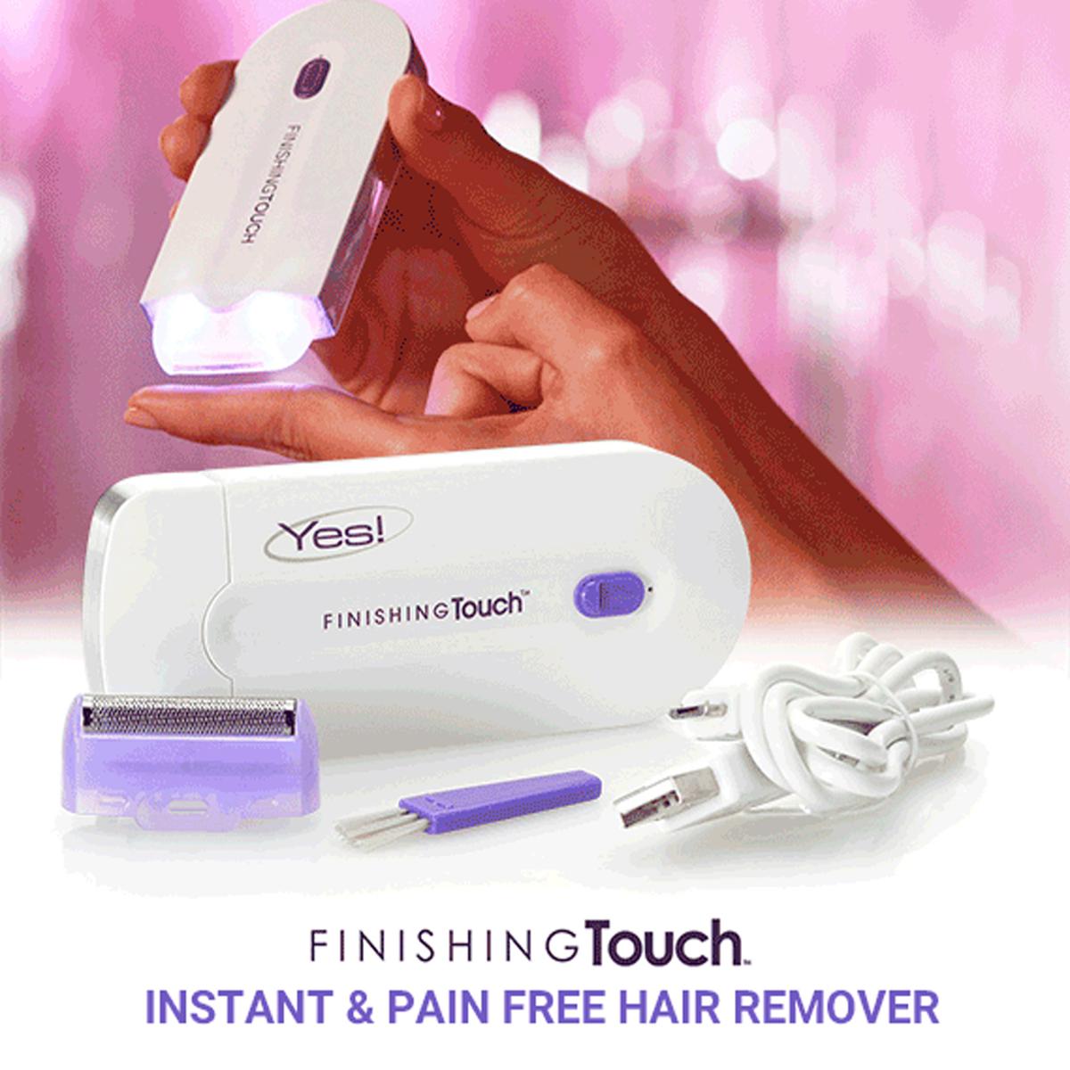 Rechargeable Yes Hair Remover Machine for Women – Finishing Touch Electric Hair Removal Tool for Smooth Skin