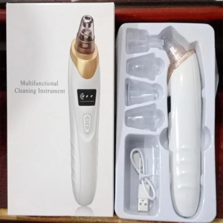 Face Vacuum Suction Blackhead Remover Pore Cleaner | Electric Deep Cleansing Tool for Nose & Face Hover